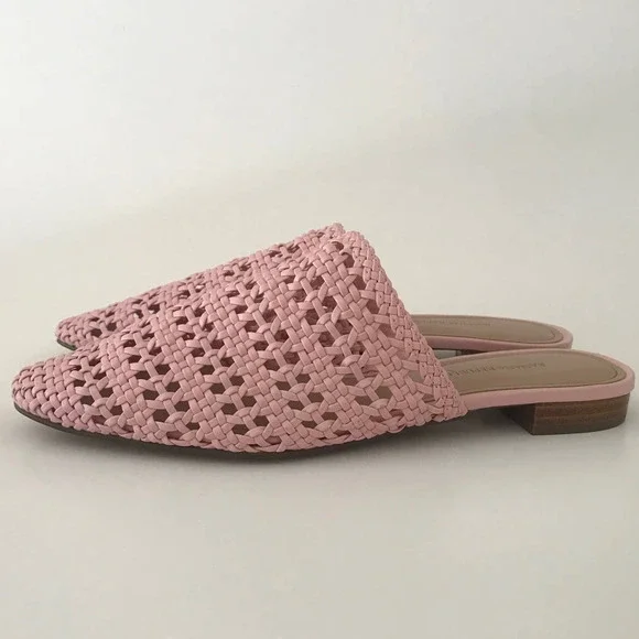 Banana Republic | Pink Woven Flat Mule | Size 6 - Picture 10 of 11